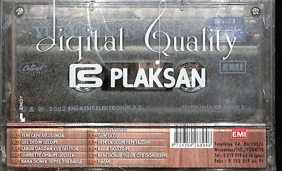 Yüreğinin Sesi Kaset (Sıfır Kaset) KST28992 - 2