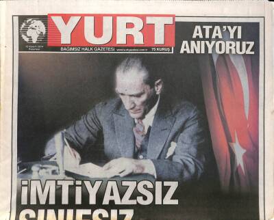 Yurt Gazetesi 10 Kasım 2014 - Ermenekte Madene Girdik - CHP , Ecevitin Yolunda GZ100214 - 2