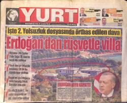 Yurt Gazetesi 18 Ocak 2014 - Yargıtay'ın Şike Kararı Fenerbahçe'ye Darbe Gibi Oldu - Ali Ağaoğlu'nun Talebi İBB'ye Takıldı GZ158650 - Gökçekoleksiyon
