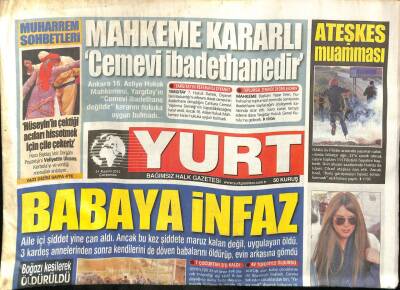 Yurt Gazetesi 21 Kasım 2012 - Ebru Gündeş İçin 10 Bin Kişilik Çadır GZ100719 - 1