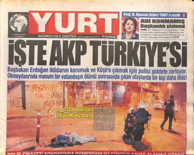 Yurt Gazetesi 24 Mayıs 2014 - İşte AKP Türkiyesi - Tayyip İç Savaşı Kışkırtıyor GZ124761 - 1