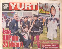 Yurt Gazetesi 24 Nisan 2014 - Kılıçdaroğlu, 23 Nisan'ı Meclis'te Berkin'e Adadı - Defne Samyeli Davasını AYM'ye Taşıdı GZ158648 - Gökçekoleksiyon
