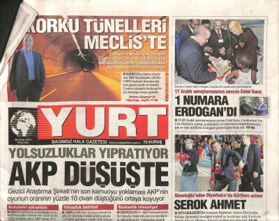 Yurt Gazetesi 26 Ocak 2015 - Babek Zencaninin Mallarına El Konuldu GZ105429 - 1