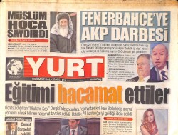 Yurt Gazetesi 28 Nisan 2012 - Fenerbahçe'ye AKP Darbesi - Erdoğan'dan Balyoza 40 Bin Lira GZ158651 - Gökçekoleksiyon