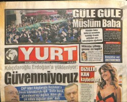 Yurt Gazetesi 5 Mart 2013 - Güle Güle Müslüm Baba - Pakistanda Şeriatçı Katliamı 45 Ölü GZ100931 - 2