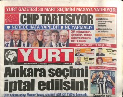 Yurt Gazetesi 7 Nisan 2014 - Erdoğandan Aliyeve Paralel Liste - Pamire Gözyaşlı Veda GZ100333 - 1