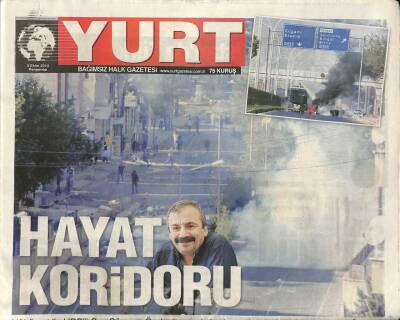 Yurt Gazetesi 9 Ekim 2014 - Şevval Samdan Annesine Destek - Afrikada Ebola Grevi GZ100122 - 2