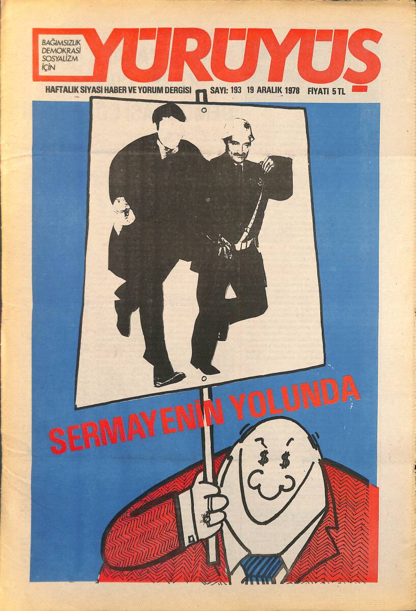 Yürüyüş Haftalık Siyasi Haber ve Yorum Dergisi 19 Aralık 1978 Sayı: 193 - Faşizm: Kadınların Can Düşmanı NDR94473 - 1