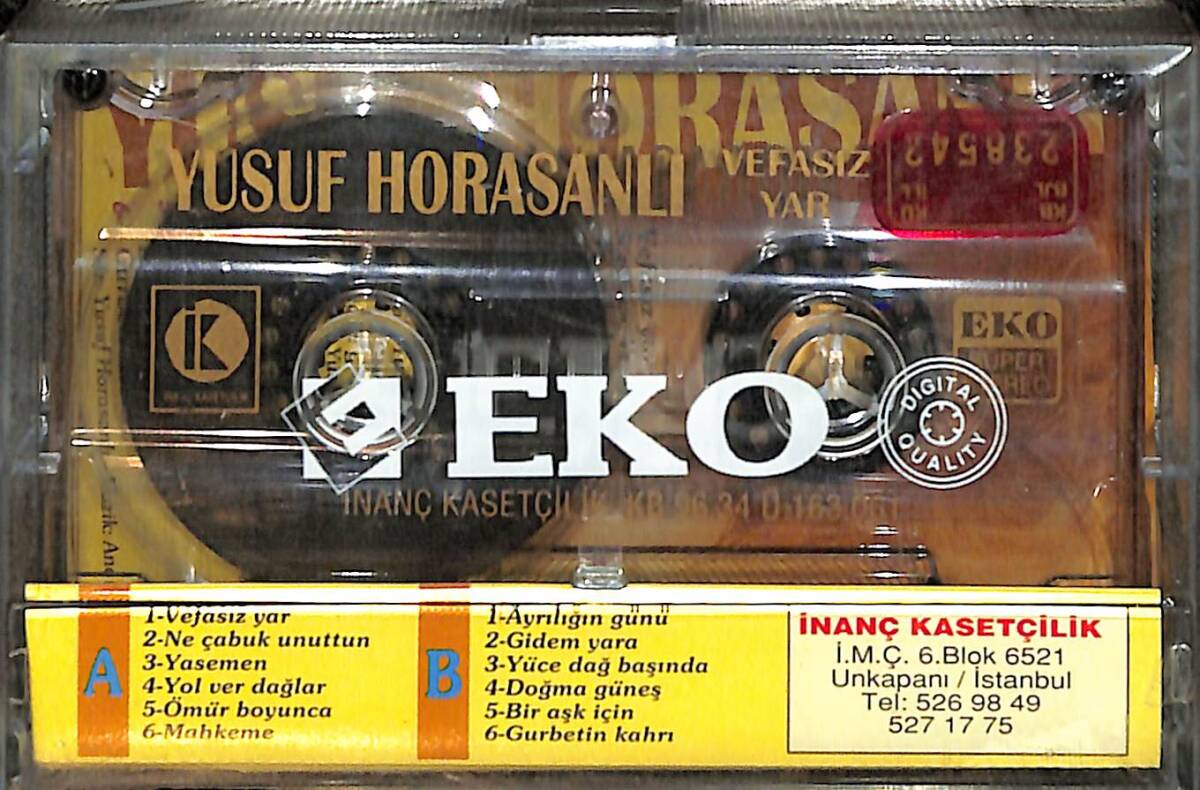 Yusuf Horasanlı - Vefasız Yar Kaset (Sıfır) KST26856 - 2