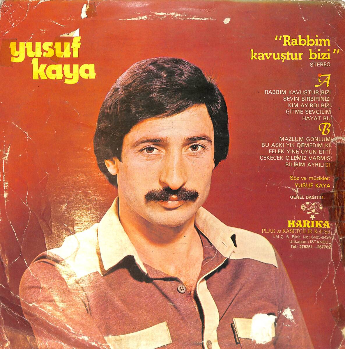 Yusuf Kaya – Rabbim Kavuştur Bizi LP PLAK (10/7) PLK26491 - 2