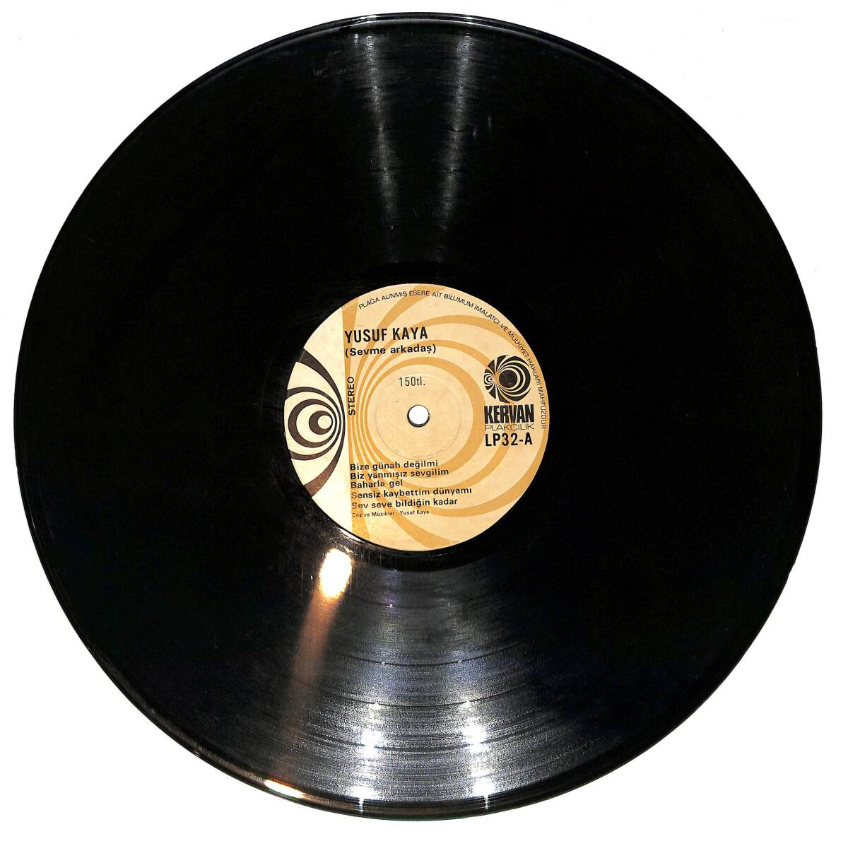 Yusuf Kaya - Sevme Arkadaş LP PLAK (Açıklamayı Okuyunuz) PLK26696 - 1