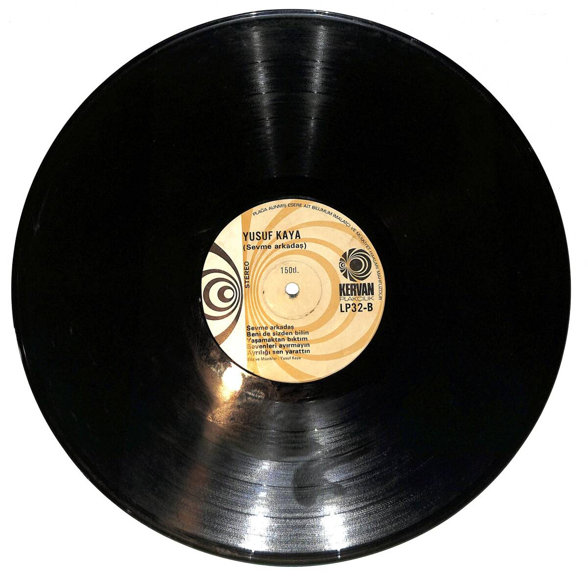 Yusuf Kaya - Sevme Arkadaş LP PLAK (Açıklamayı Okuyunuz) PLK26696 - 2