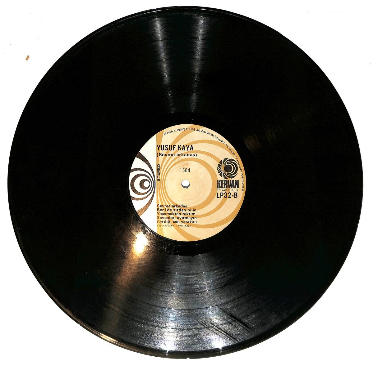 Yusuf Kaya - Sevme Arkadaş LP PLAK (Açıklamayı Okuyunuz) PLK26707 - 1