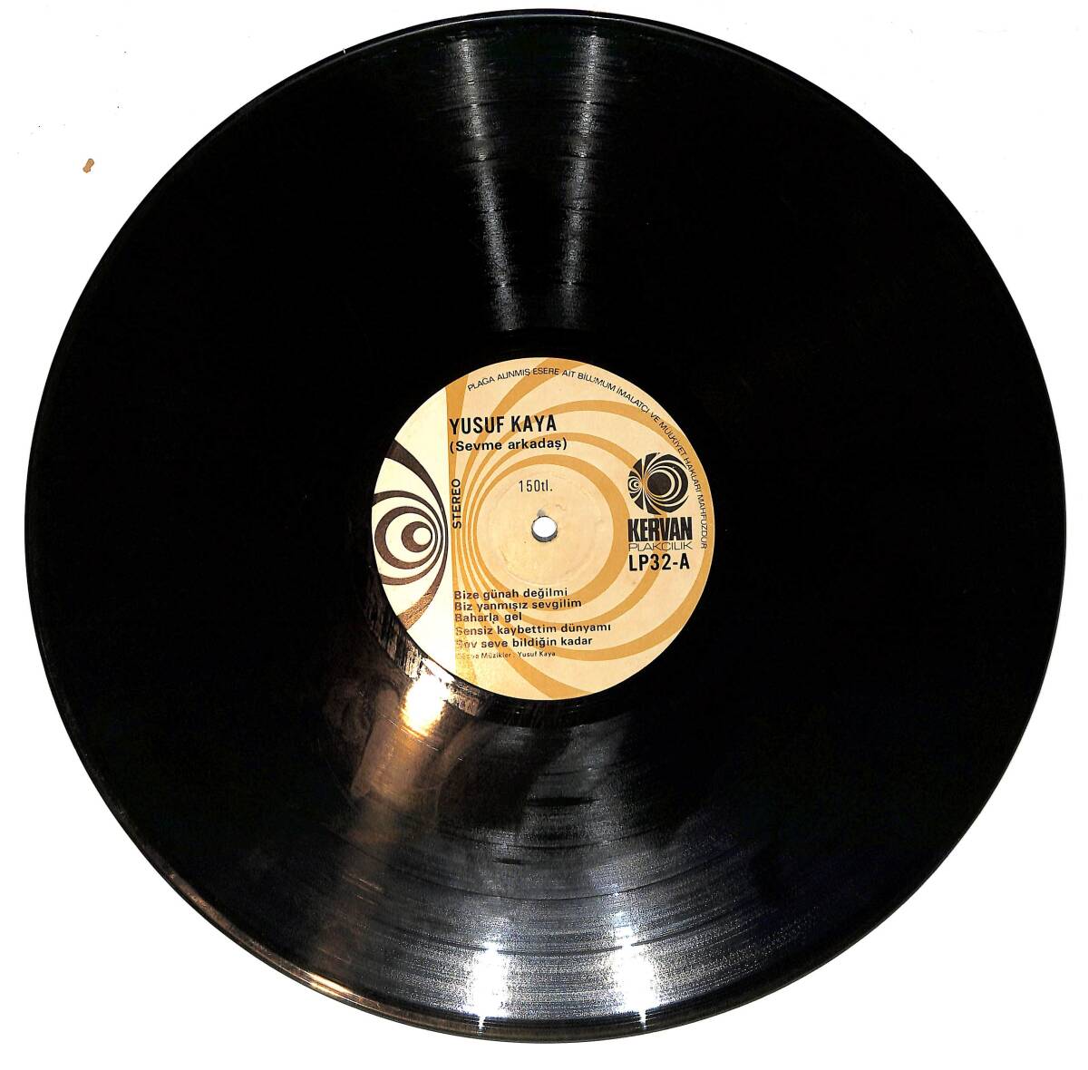 Yusuf Kaya - Sevme Arkadaş LP PLAK (Açıklamayı Okuyunuz) PLK26707 - 2