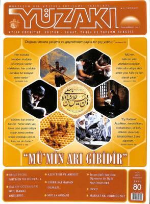 Yüzakı Aylık Edebiyat, Kültür - Sanat, Tarih ve Toplum Dergisi Sayı 80 Ekim 2011 KTP3105 - 1