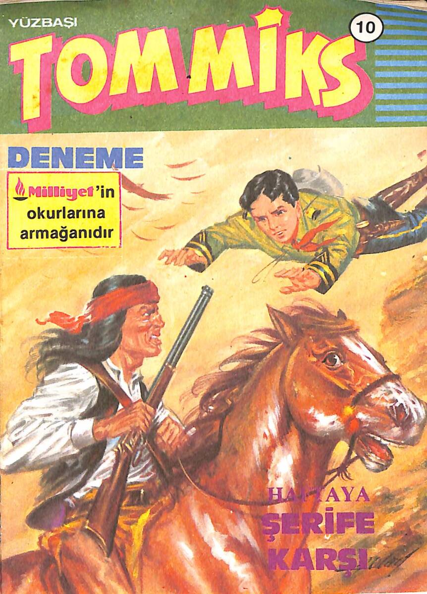 Yüzbaşı Tommiks - Deneme - Çizgi Roman - Sayı 10 NDR96289 - 1