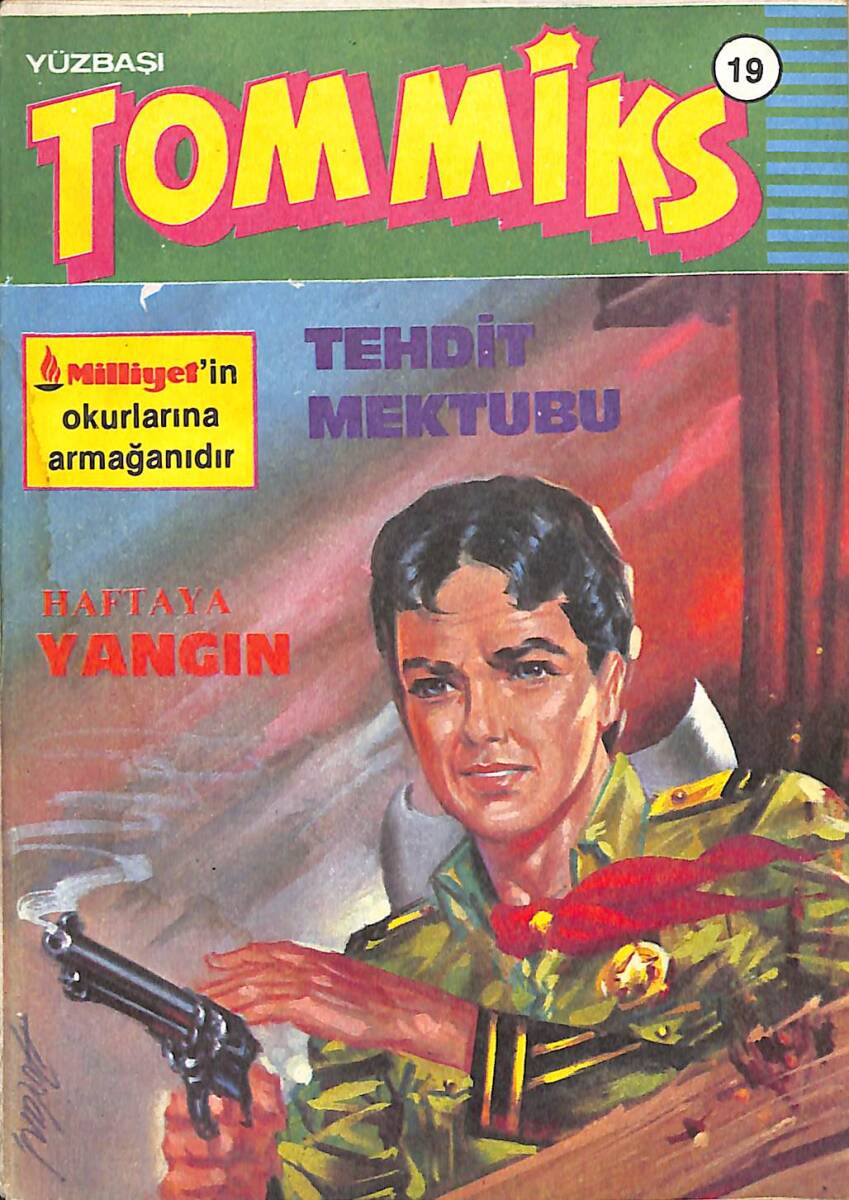 Yüzbaşı Tommiks / Sayı : 19 Tehdit Mektubu NDR102010 - 1