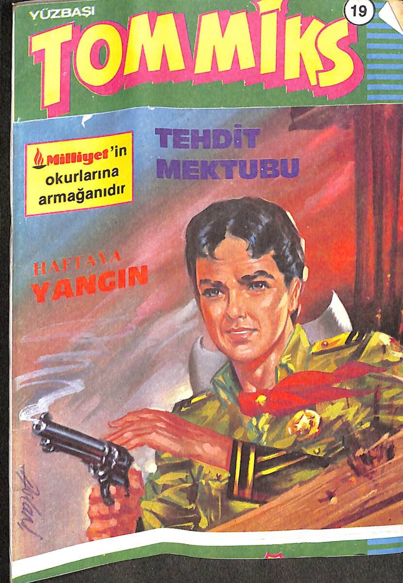Yüzbaşı Tommiks Sayı 19 - Tehdit Mektubu NDR96286 - 1
