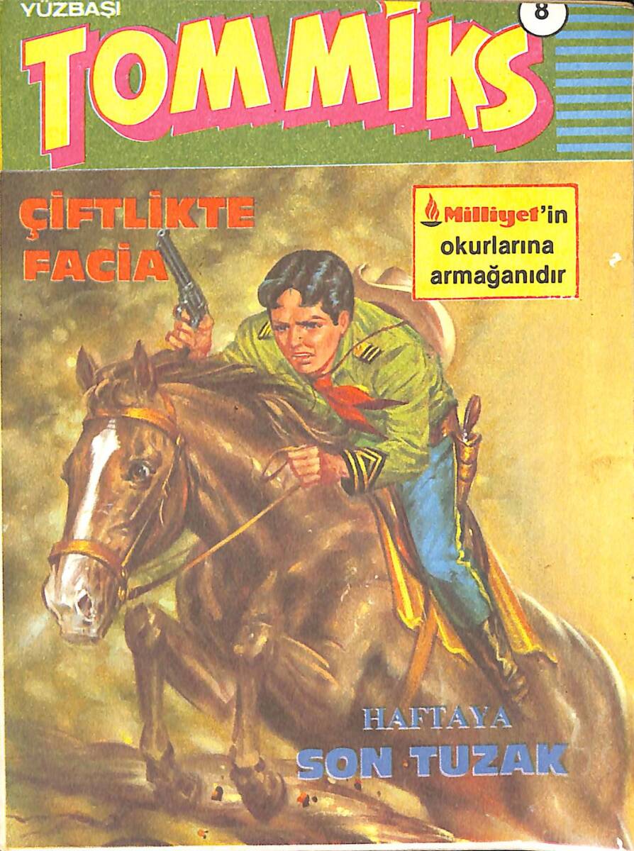 Yüzbaşı Tommiks Sayı: 8 - Çiftlikte Facia NDR99214 - 1