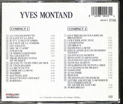 Yves Montand Versions Originales Coffret 2 Compact Discs CD (İkinci El) CD3898 - 2