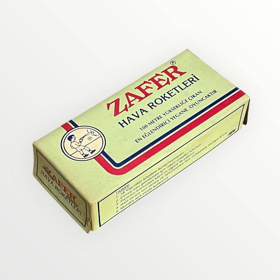 Zafer 1980s Hava Roketi Kısmen Dolu Kutu AOB4846 - 1
