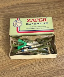 Zafer 1980s Hava Roketi Kısmen Dolu Kutu AOB4846 - 3