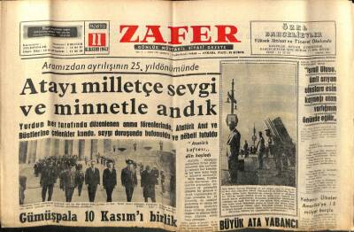 Zafer Gazetesi - 11 Kasım 1963 - İranda Kadın Belediye Reisinin Başı Dertte GZ110357 - 1