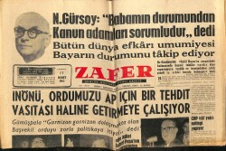 Zafer Gazetesi 11 Mart 1963 - Ürdünde Darbe Teşebbüsü GZ66067 - 1