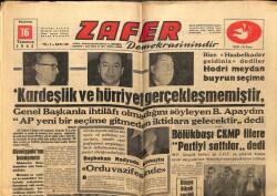 Zafer Gazetesi 16 Temmuz 1962 - Bölükbaşı CMKPlilere Partiyi Sattılar Dedi GZ66063 - 1