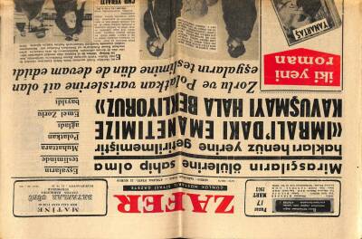 Zafer Gazetesi 17 Mart 1963 - İmralıdaki Emanetimize Kavuşmayı Bekliyoruz GZ66057 - 1