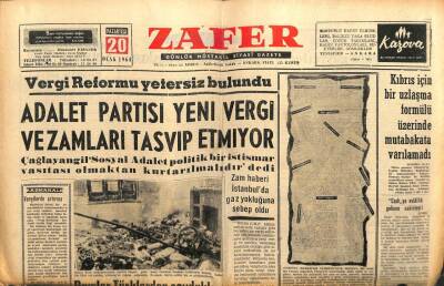 Zafer Gazetesi - 20 Ocak 1964 - Karakış Bütün Yurdu Kapladı GZ110642 - 1