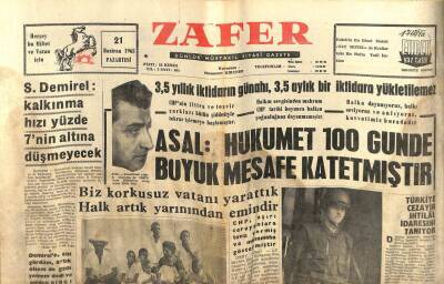 Zafer Gazetesi - 21 Haziran 1965 - Faruk Sükan,Difteri Ve Boğmacanın Kökünü Kazıyacağız GZ110430 - 1
