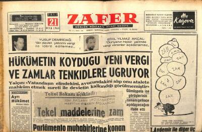 Zafer Gazetesi - 21 Ocak 1964 - Hastanın Karnında Unutulan Pens Çıkarıldı GZ110641 - 1