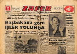 Zafer Gazetesi 23 Temmuz 1962 - Ruslar Nükleer Deneme Yapacak GZ66072 - 2
