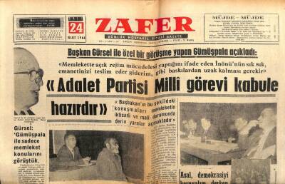 Zafer Gazetesi - 24 Mart 1964 - Lefkoşe İle Larnaka Arasında Yer Yer Bazı Çarpışmalar Oldu GZ110612 - 1