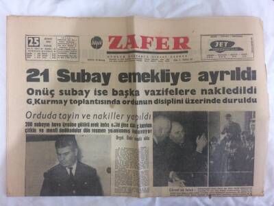 Zafer Gazetesi 25 Şubat 1962 - Yüksek Adalet Divanındaki Duruşmalara Yarın Başlanıyor GZ73135 - 1