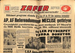 Zafer Gazetesi 3 Temmuz 1962 - Kemal Tayşı Vefat Etti GZ66049 - 1