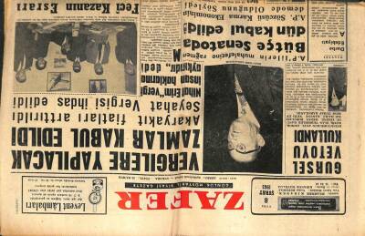 Zafer Gazetesi - 8 Şubat 1963 - CHP Orduyu Siyasete Alet Etmek İstiyor GZ110682 - 1