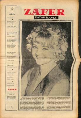 Zafer Gazetesi - 9 Şubat 1964 - Catherina Valantenin Yıldızı Tekrar Parladı GZ110400 - 1