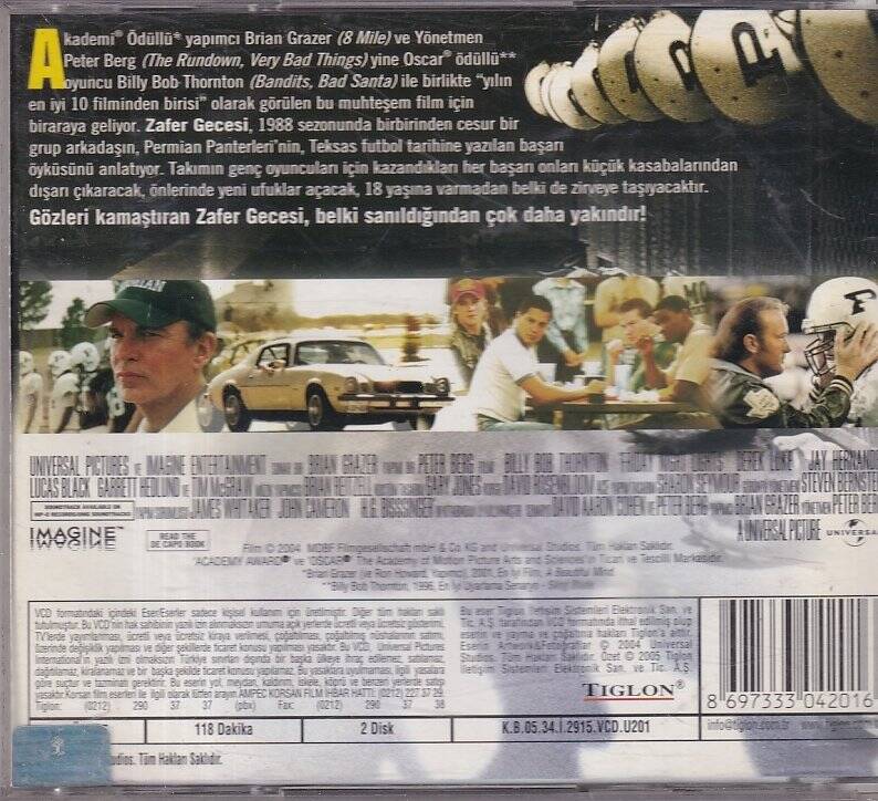 Zafer Gecesi VCD Film VCD9295 - 2