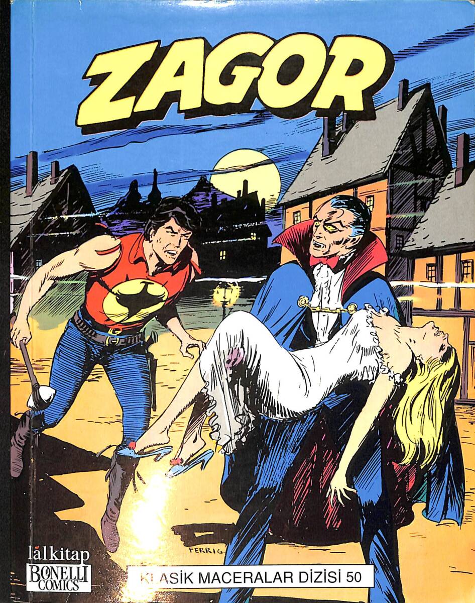 Zagor Klasik Maceralar Dizisi 50 - Ürkütücü Salgın - Ruhlar Vadisi - Ölümsüz İnsan - Kafa Avcıları NDR98892 - 1