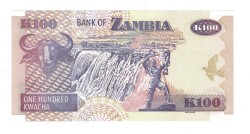 Zambiya 100 Kwacha 2008 ÇİL YKP8468 - 2