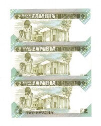 Zambiya 2 Kwacha (1980-88) Seri Takipli ÇİL YKP8421 - 2