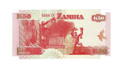 Zambiya 50 Kwacha 2009 ÇİL YKP8011 - 2