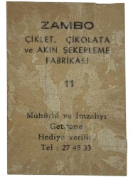 ZAMBO Sakızı Artistler Serisi No 11 Suzan Avcı # SKZ1425 - 2