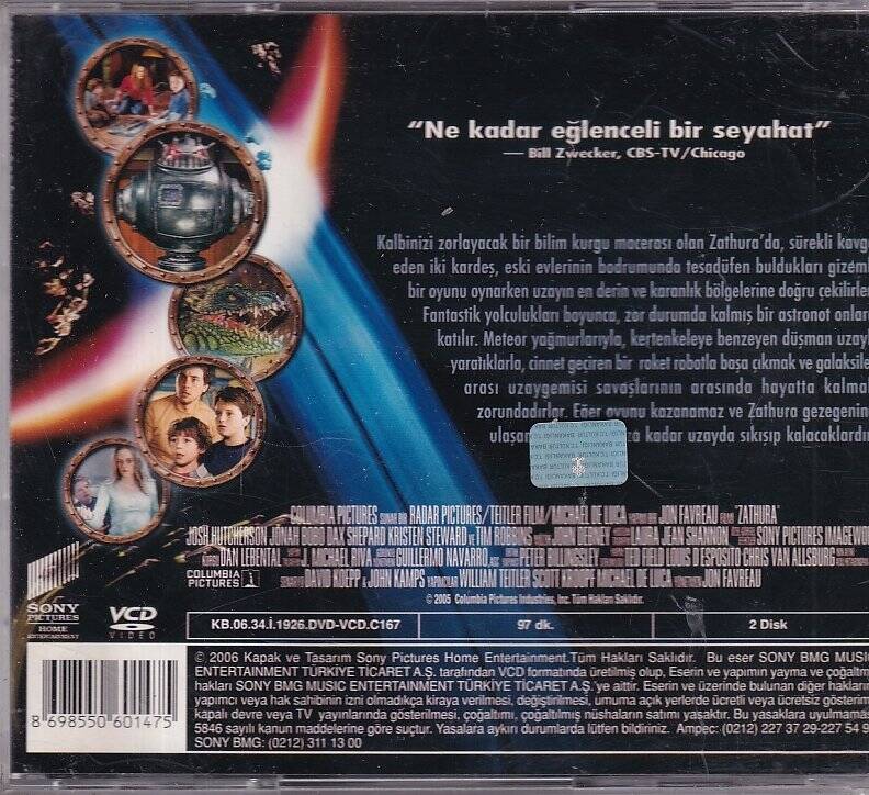 Zathura Bir Uzay Macerası VCD Film VCD9241 - 2