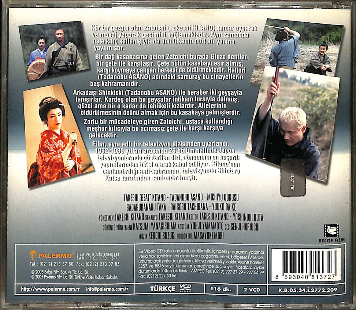 Zatoichi (2003) Orijinal VCD Film 'Takeshi Kitano Filmi' VCD28655 - 2