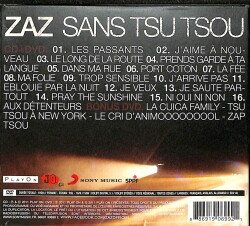 Zaz Sans Tsu Tsou Live Tour CD (İkinci El) CD4794 - 2