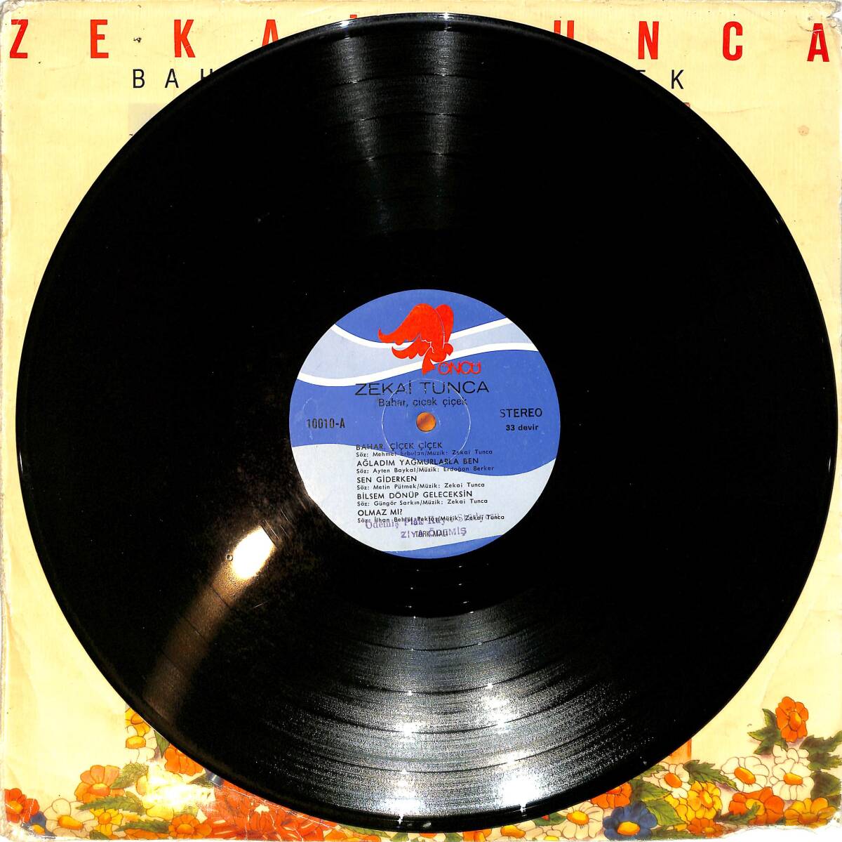Zekai Tunca - Bahar Çiçek Çiçek LP PLAK (10/7) PLK26536 - 3