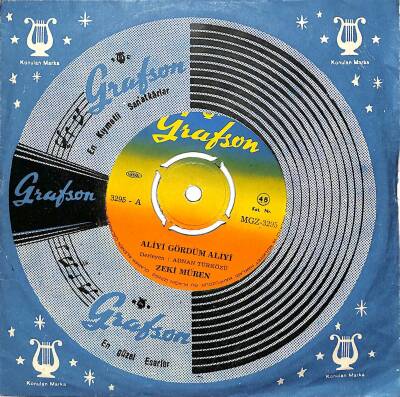 Zeki Müren – Aliyi Gördüm Aliyi / Yalan Dünya, Garip Dünya PLAK (10/8.5) PLK19593 - 3